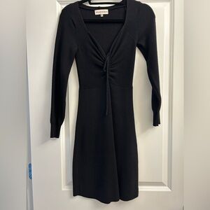 Elegant Black Knit Dress